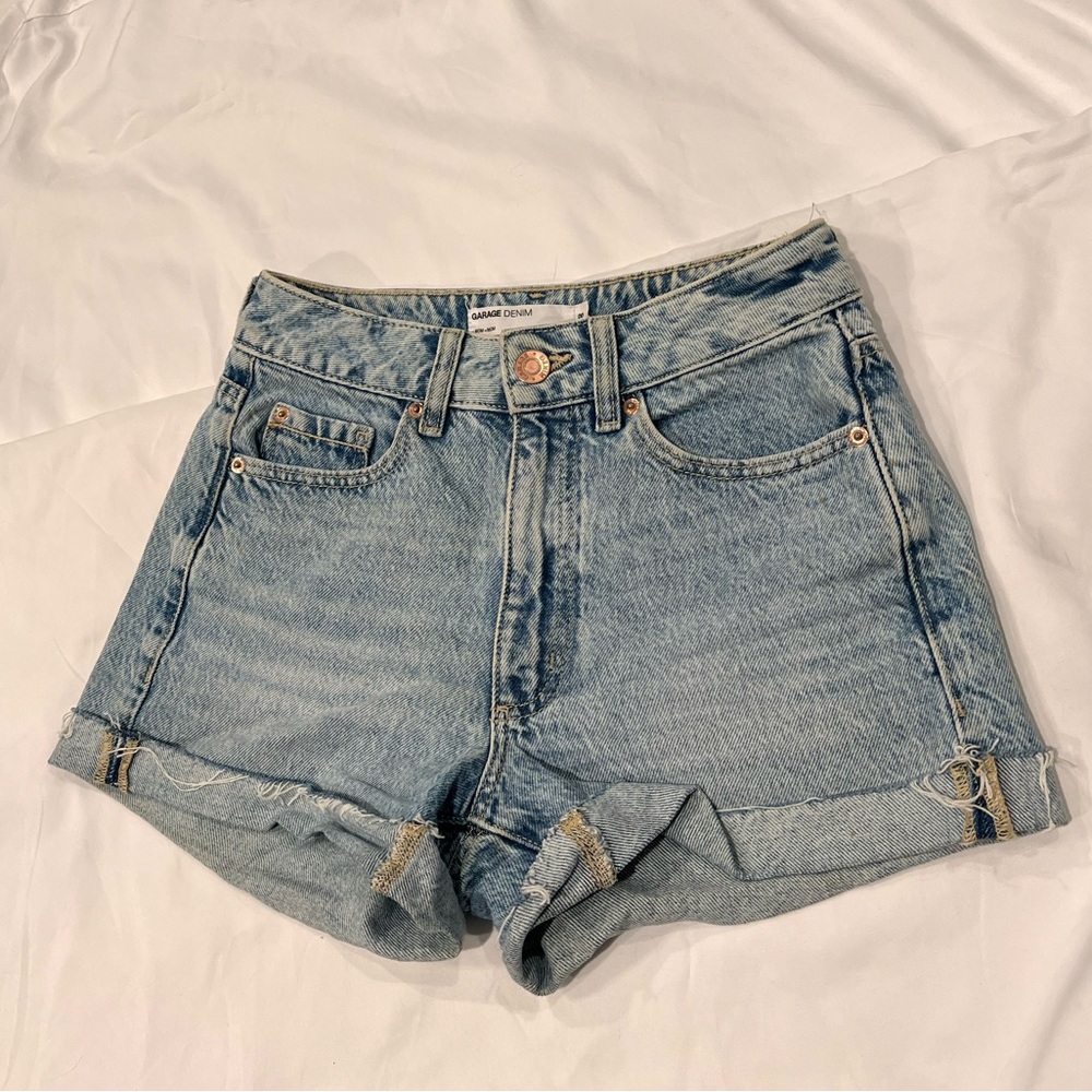 GARAGE • High-Rise Mom Shorts